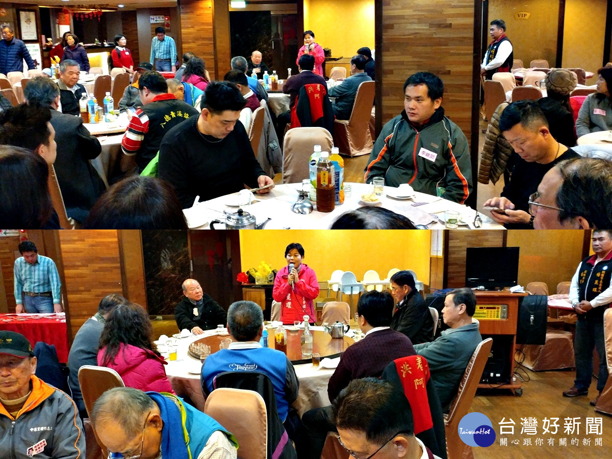 楊麗環辦感恩餐會 民進黨創黨元老許國泰到場支持