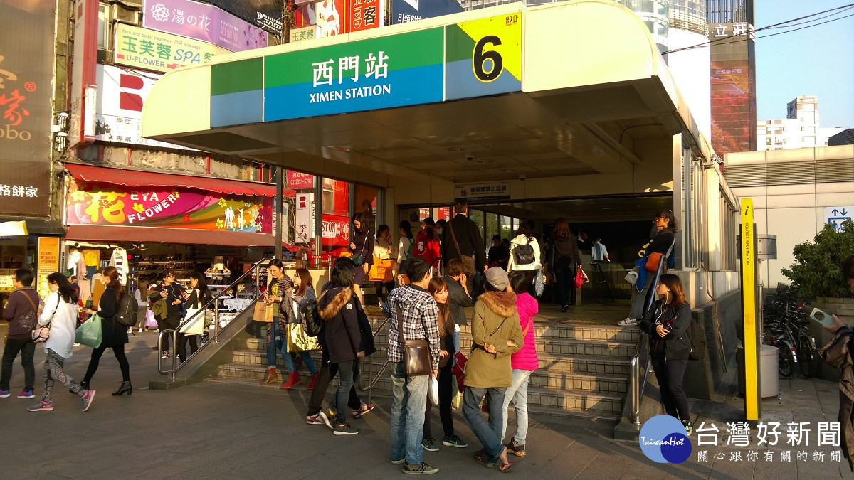 捷運西門站6號出口(圖/台北捷運提供)