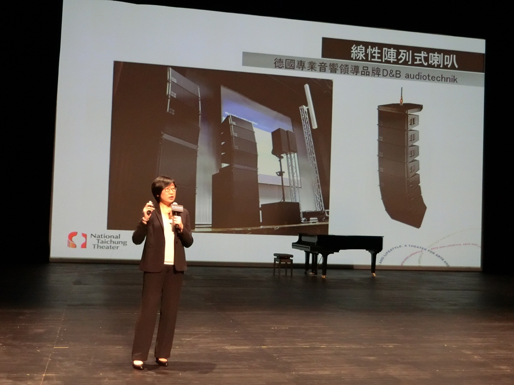 台中國家歌劇院大劇院增設完成旋轉舞台。（圖/記者賴淑禎攝）