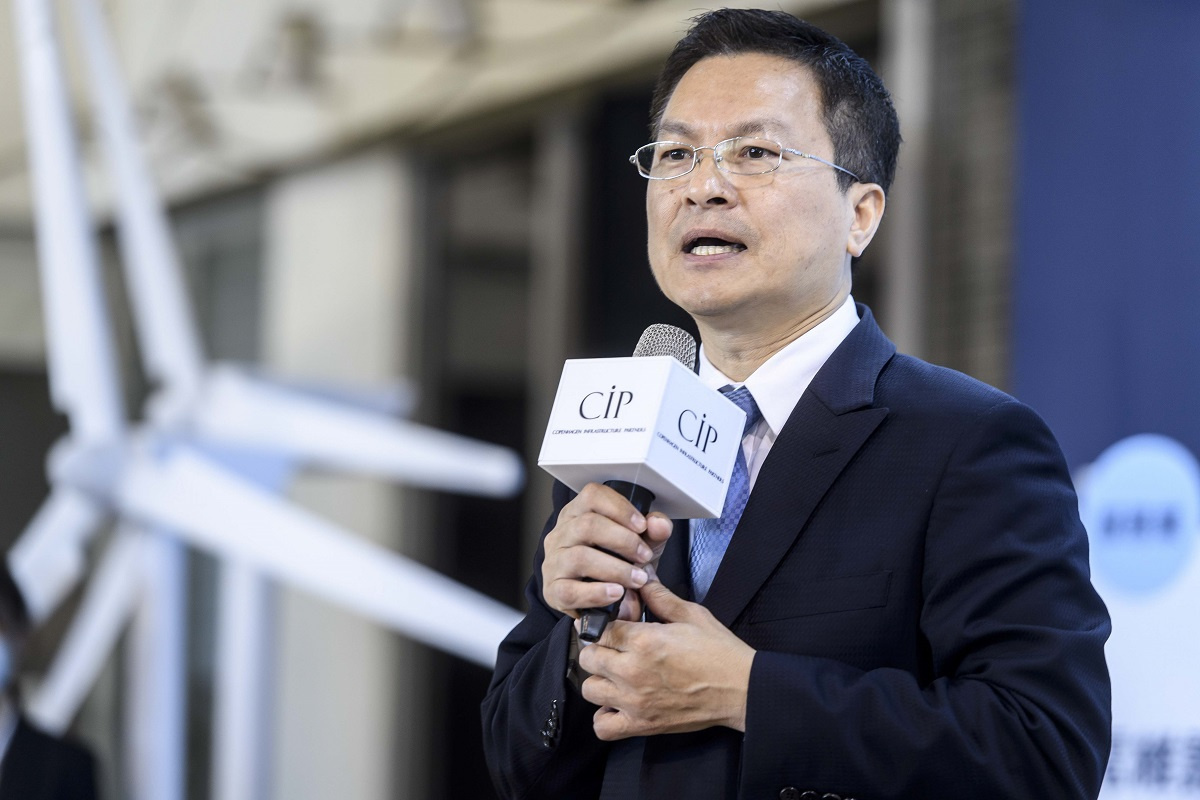 彰化縣長魏明谷說,縣府樂見CIP與在地業者合作,讓彰化不僅是再生能源豐富的「風光大縣」,更展現其產業優勢,讓全台灣全世界看見彰化產業風光。(圖/記者鄧富珍攝)
