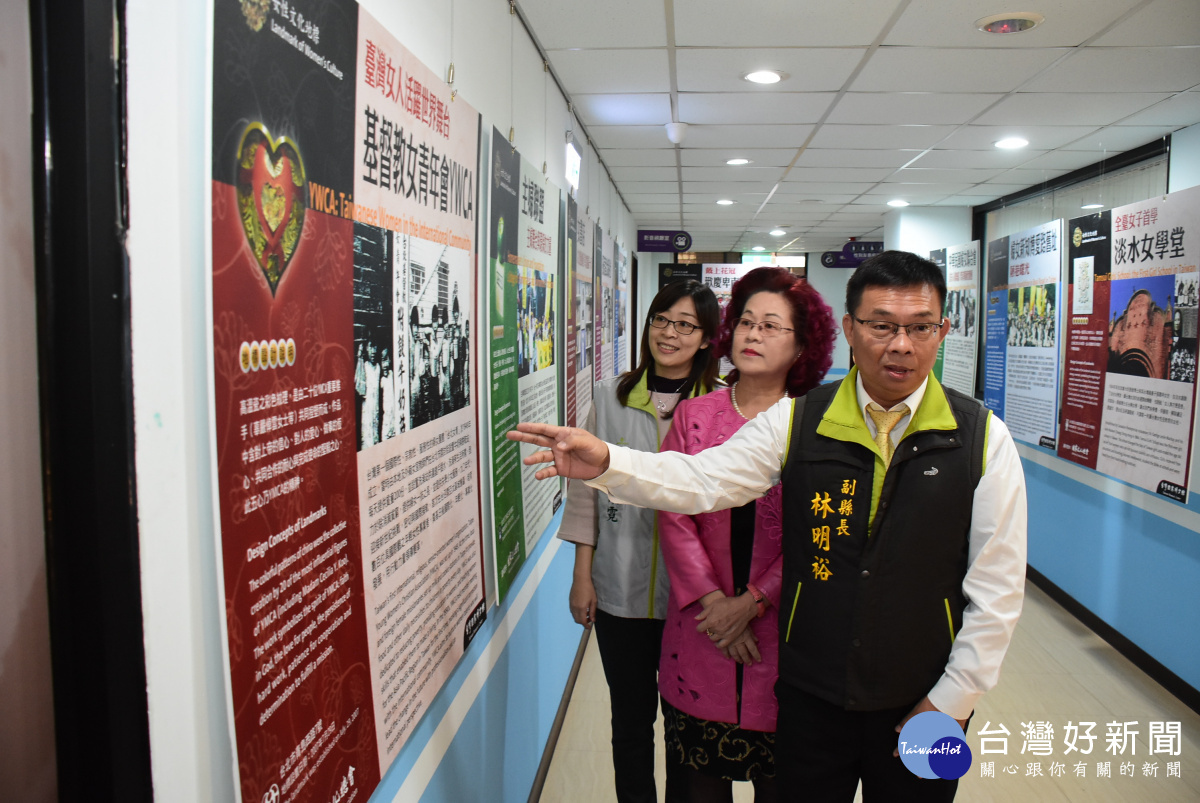 彰化縣慶祝婦女節暨性別平等系列活動,館內展覽。圖/記者鄧富珍攝