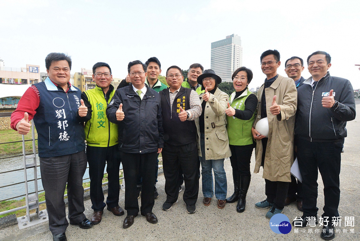 鄭市長表示，市府推動老街溪全流域整治，相信能讓老街溪恢復以往的乾淨及原先的生態，讓人、城市和河川共生。