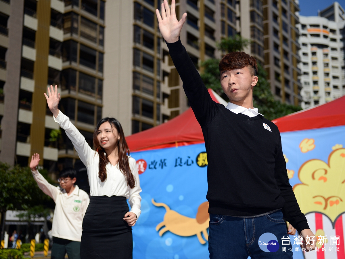 青年帶來行動劇「我的未來不是夢」,表達法稅改革路上不孤單,美好未來不是夢的信念