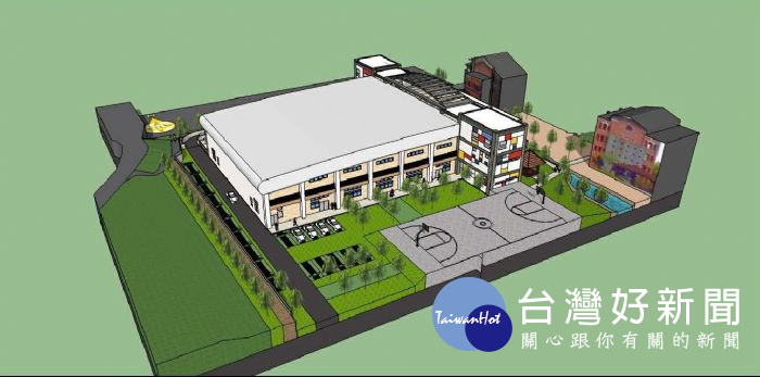 「桃園市楊梅區楊光國民中小學多功能活動中心新建工程」標案，即日起至107年3月27日上網招標。