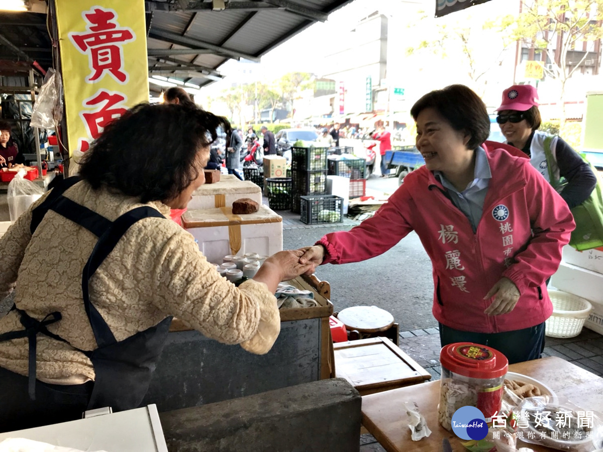 楊麗環勤跑基層不鬆懈 握緊每雙熱情支持的手