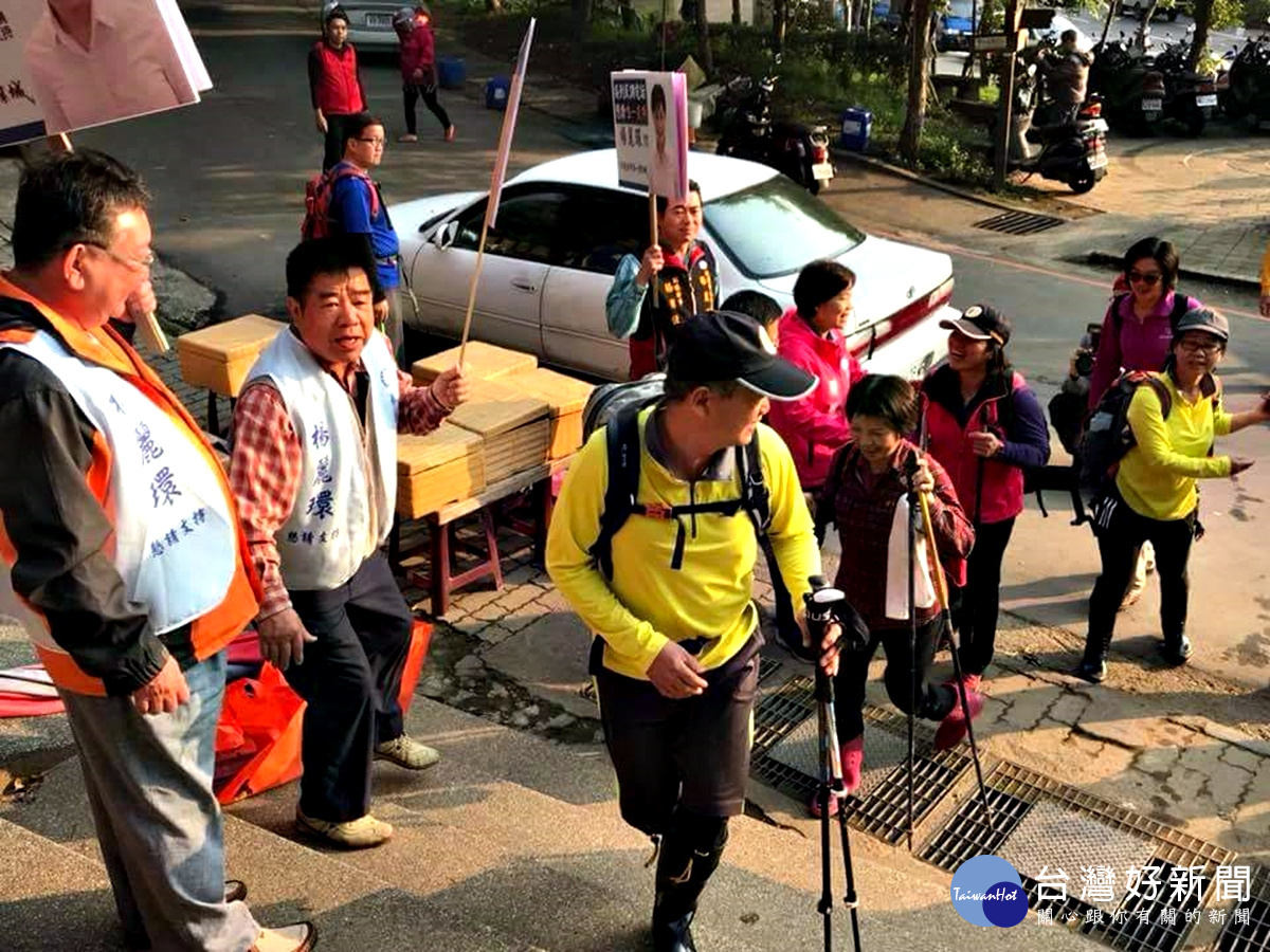 楊麗環石門山拜票 林昭賢率眾共襄盛舉