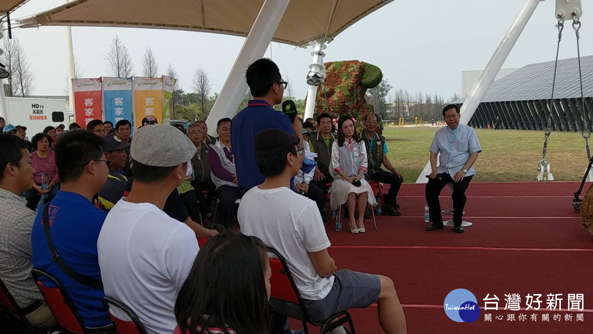 鄭市長說,桃園農業博覽會,讓農業是一種生活、也一種價值。