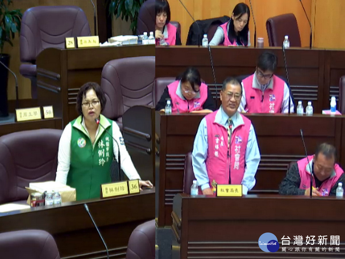 針對老齡化社會銀髮長者居住問題,桃園市議員林俐玲建議「青銀共宅」方案。