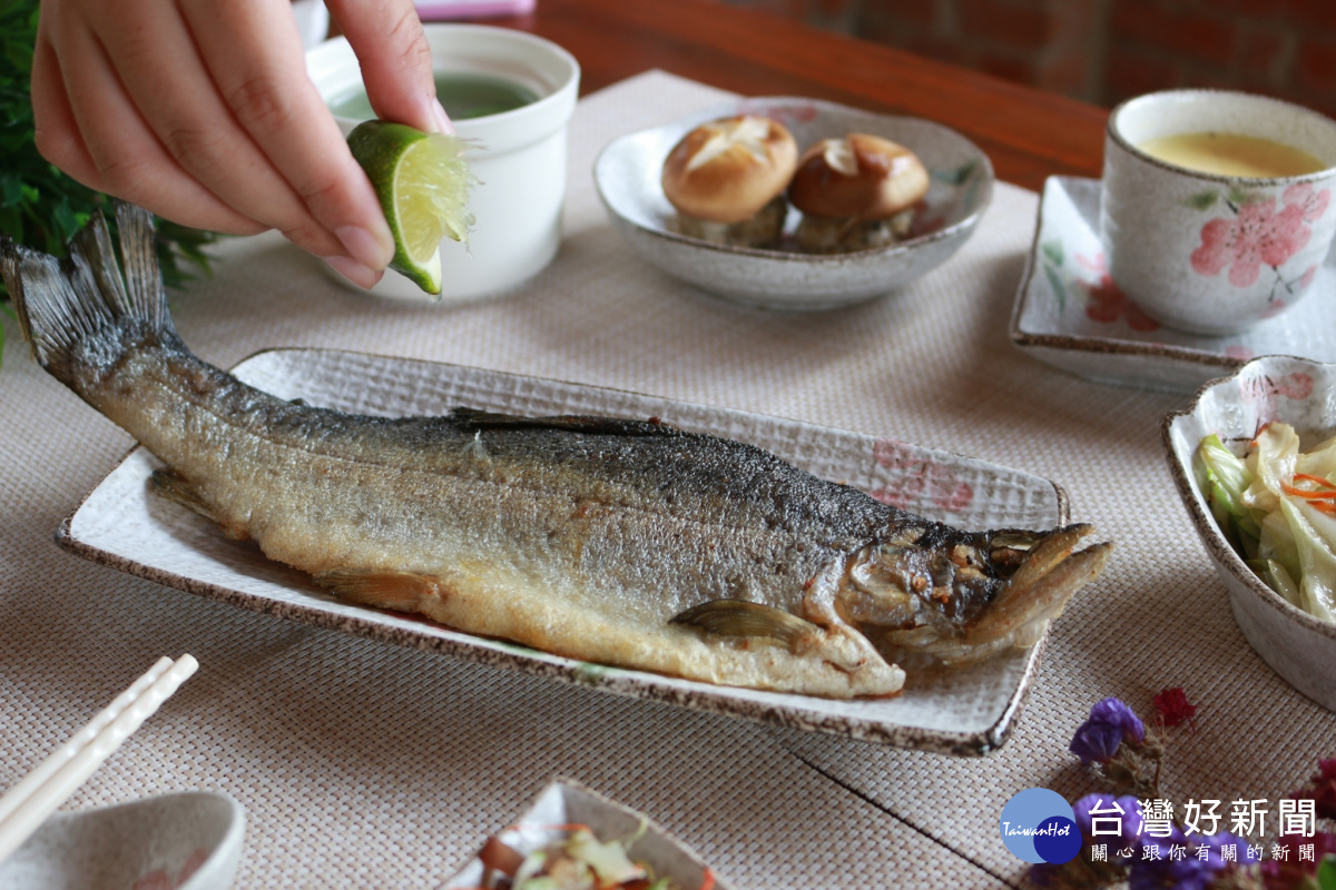 美味的鱒魚，使人食指大動。(圖／南庄南江休閒農業區提供)