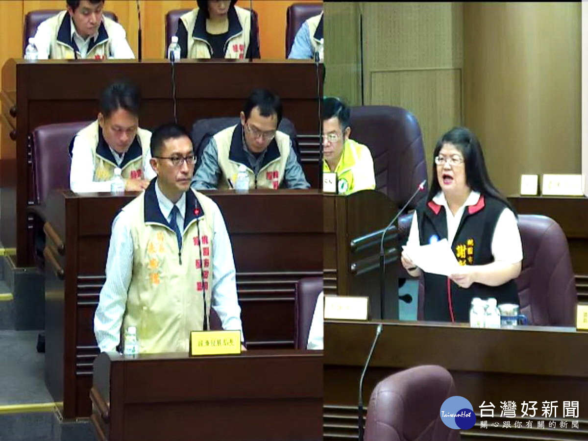 輔導農地工廠合法化,桃園市議員謝彰文建議經發局長朱松偉成立跨局室輔導團協助業者。