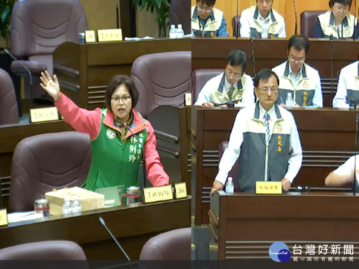 桃園市議員林俐玲指出公告地價調整過高,人民線稅哀鏧連天,希望酌予調降。