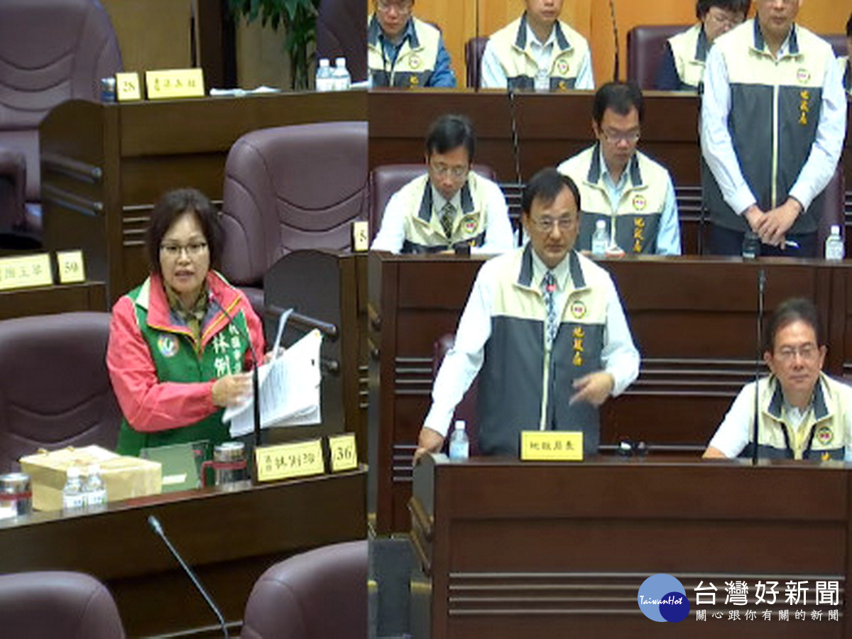 桃園市議員林俐玲指出公告地價調整過高,人民線稅哀鏧連天,希望酌予調降。