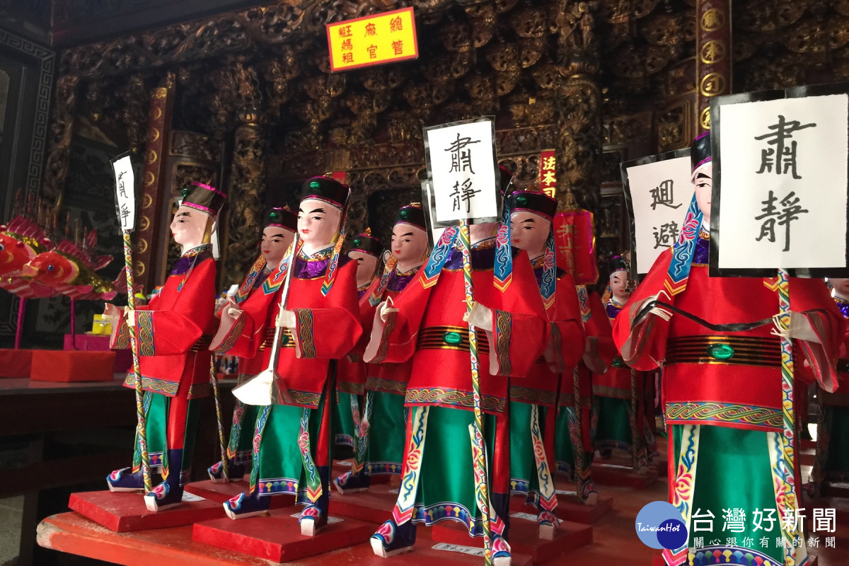 下凡間參與刈香,幫助信眾五穀豐收的天將已進駐西港慶安宮。(圖/記者黃芳祿攝)