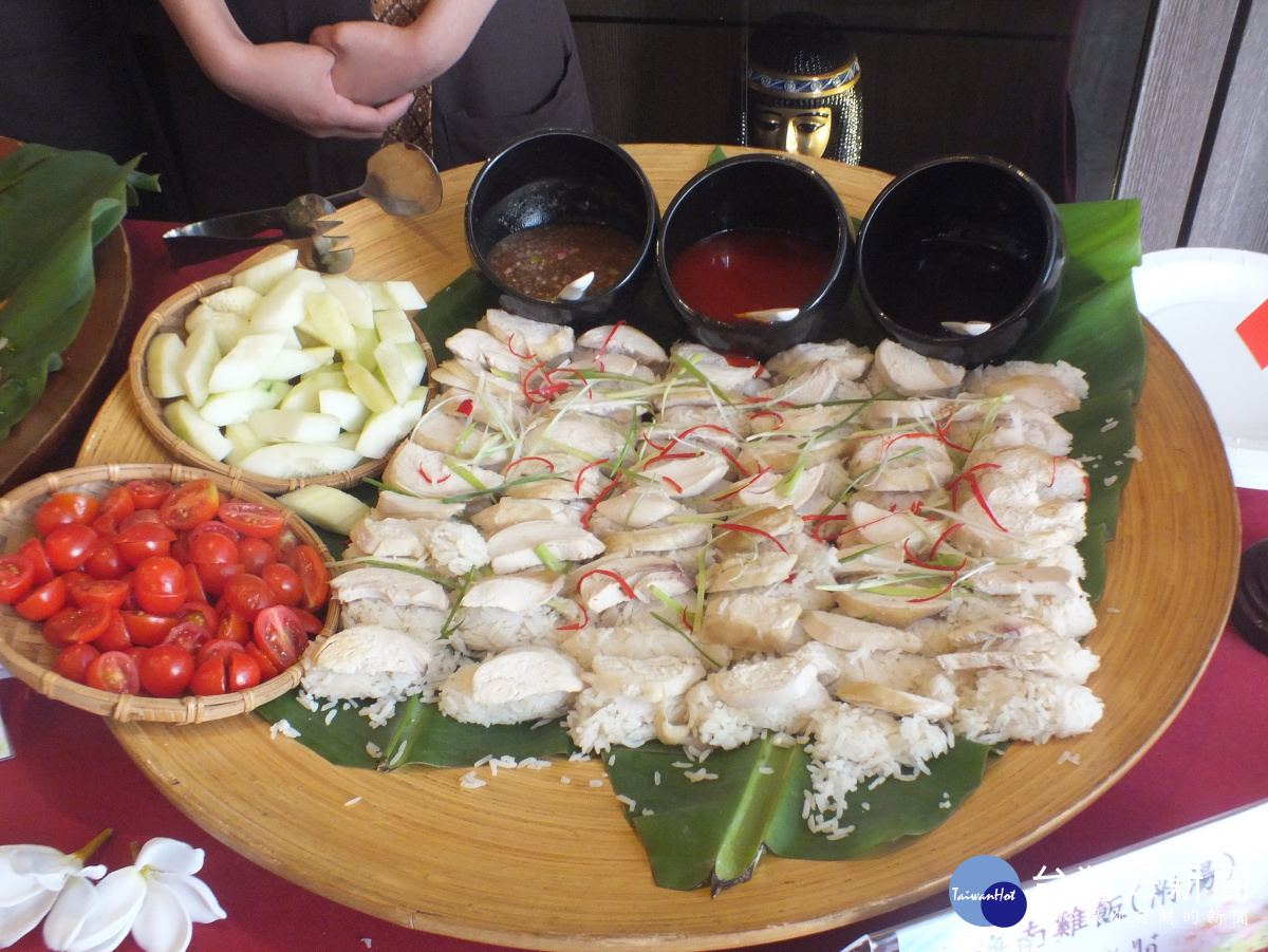 海南雞飯。(圖/林鵬程攝)