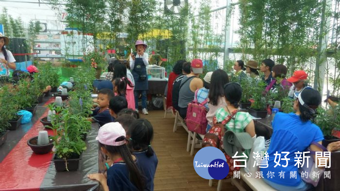 桃園農業博覽會，「溫室饗宴」展區推出DIY體驗活動，帶大家紓壓遊農博。