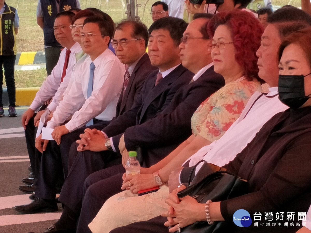 田中基督教醫院進駐高鐵特區記者會-陳時中部長出席全力支持。圖/記者鄧富珍攝