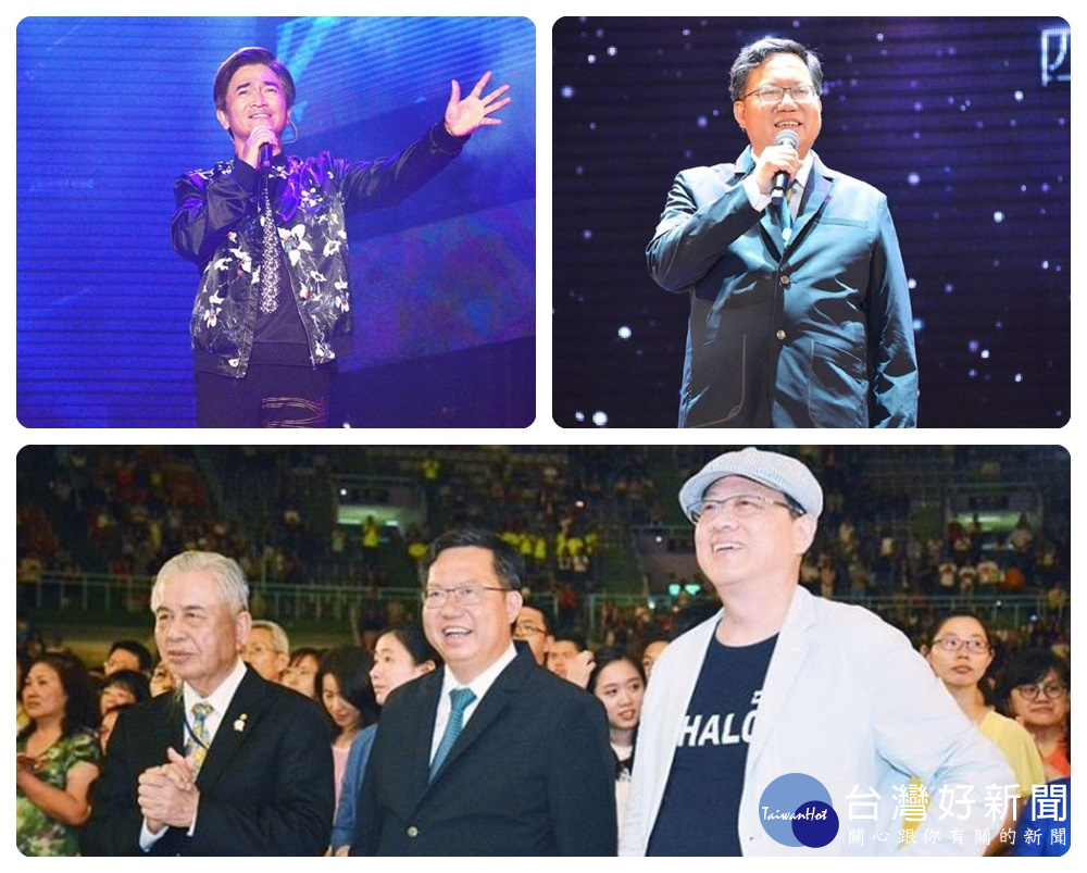 鄭文燦表示,「愛在四月天公益演唱會」由台灣藝起發光促進協會及公益機構共同發起,超過100位藝人共襄盛舉。