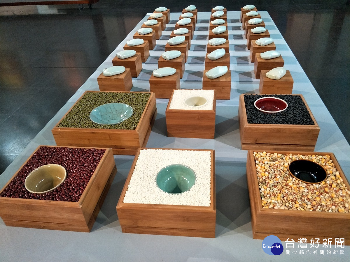 「前進彰化」臺灣X藝術群類裝置展。圖/記者鄧富珍攝