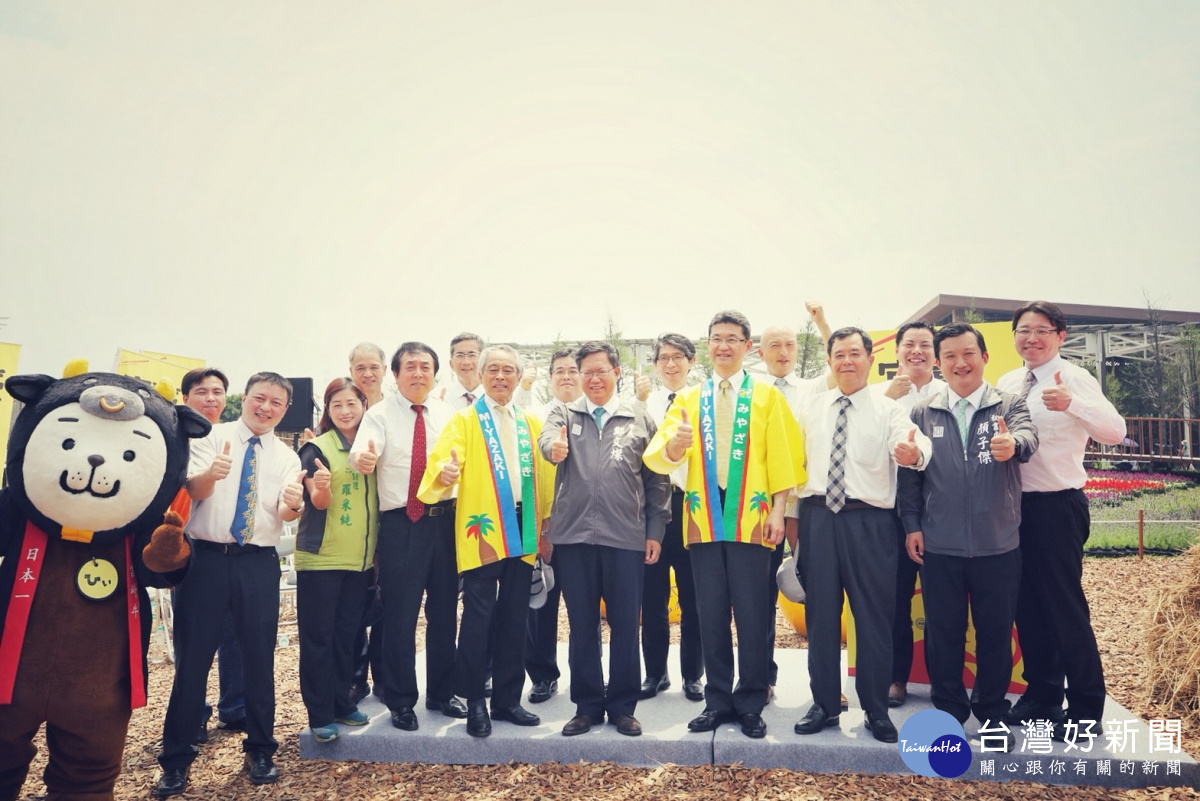 鄭市長表示,在桃園農博特別舉辦牛肉PK大賽,共同分享美好事物。