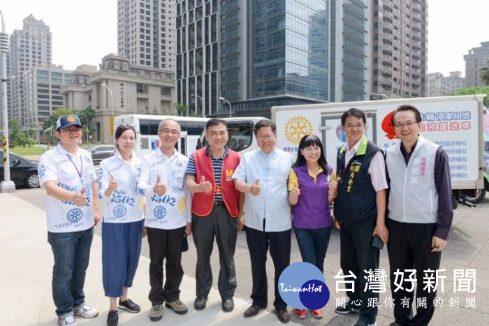 鄭文燦表示,透過扶輪力量,讓桃園變得更不一樣、更進步,感受滿滿的幸福感。