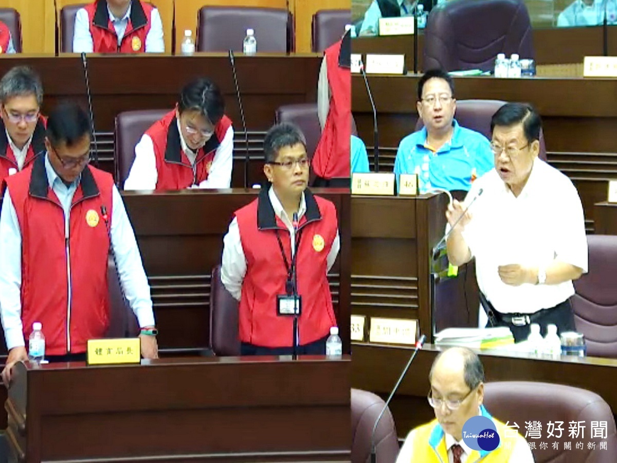 針對桃園市水上運動訓練中心的設置，桃園市議員閻中傑在議事堂上大力催生。