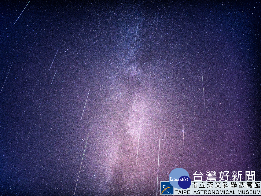流星雨拍攝(圖/台北天文館)