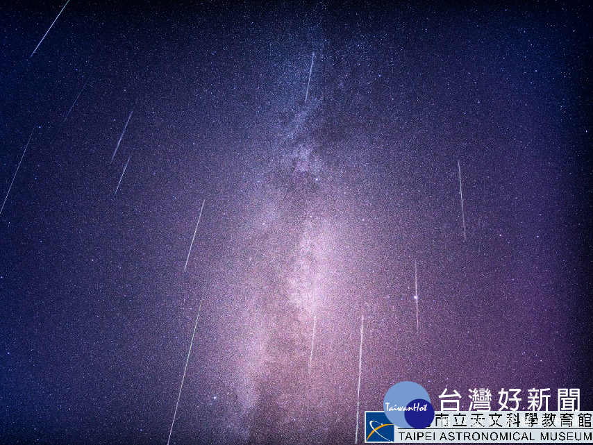 流星雨拍攝（圖／台北天文館）