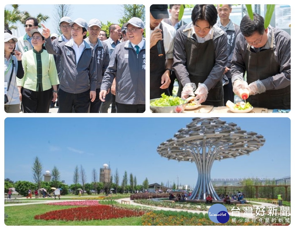 鄭市長表示,農博傳達農業不只是農業,也能結合科技、文化與生活,市府會持續舉辦,讓農博成為北部地區的亮點。