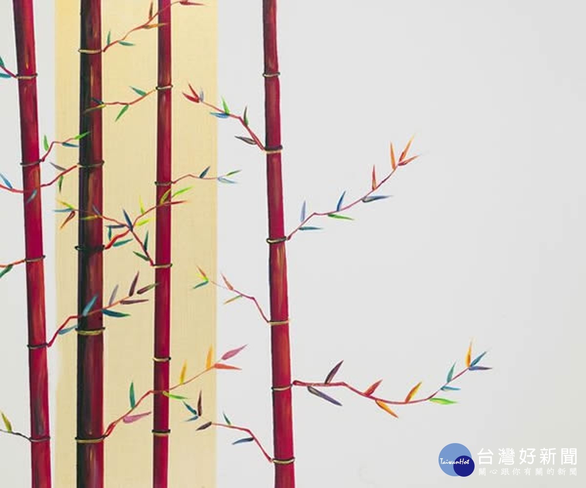 香華天旗下藝術家瑪馨玲與陳誼欣共同創作的「心滿意竹」系列。中空的竹，象徵君子虛懷若谷的德性。