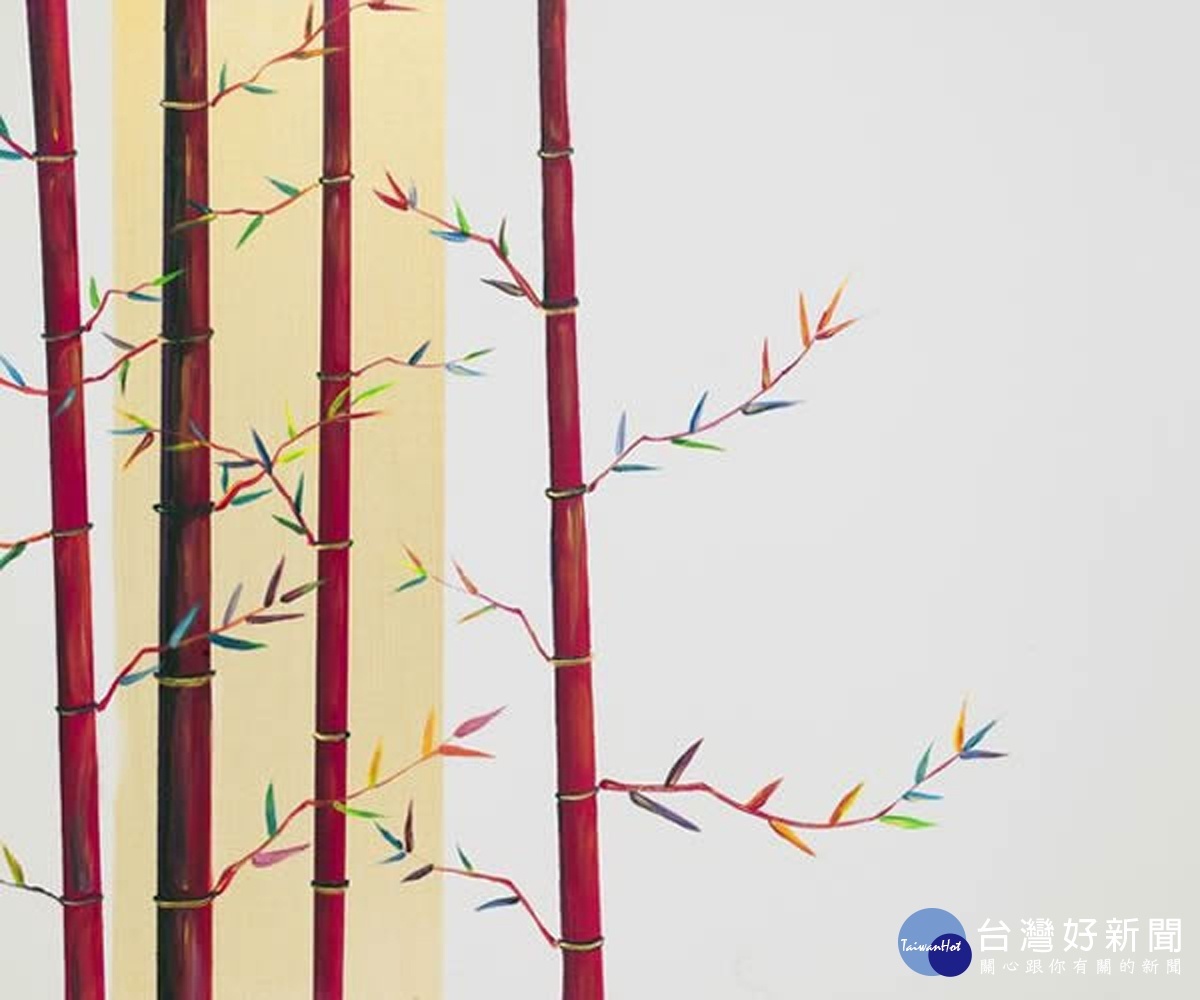 香華天旗下藝術家瑪馨玲與陳誼欣共同創作的「心滿意竹」系列。中空的竹,象徵君子虛懷若谷的德性。