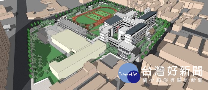 桃園市政府「八德國小老舊校舍整建工程」,目前已完成基本設計,即將展開細部設計,以109年12月啟用為目標。