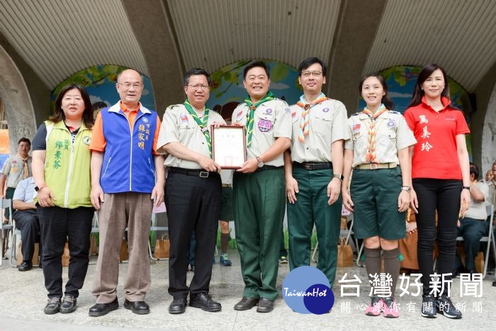 鄭市長表示,市府將規劃增闢童軍訓練基地,讓童軍活動更普及。