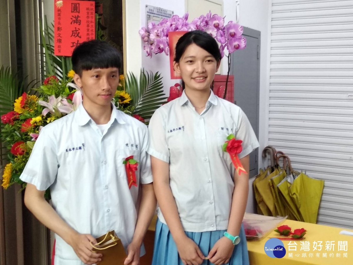 陳俊宏與鄭雁方都在四技二專統測中獲得佳績。