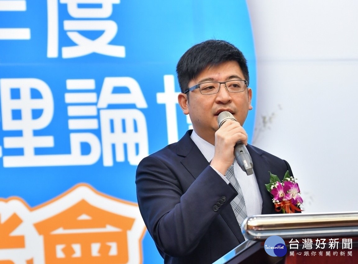 彰化縣議會「地方治理論壇」6/8盛大登場,縣議會議長謝典霖致詞。圖/記者鄧富珍攝