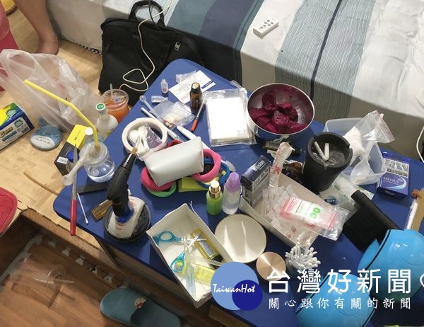 虎尾警方落實勤查,一舉逮獲2名通緝犯及2名毒品現行犯,有效淨化治安環境。(記者陳昭宗拍攝)