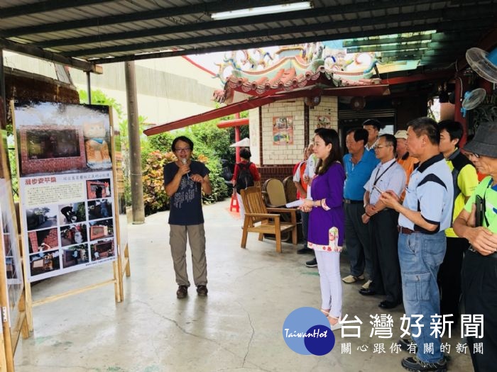 平鎮社區發展協會解說本次景觀改造四大重點