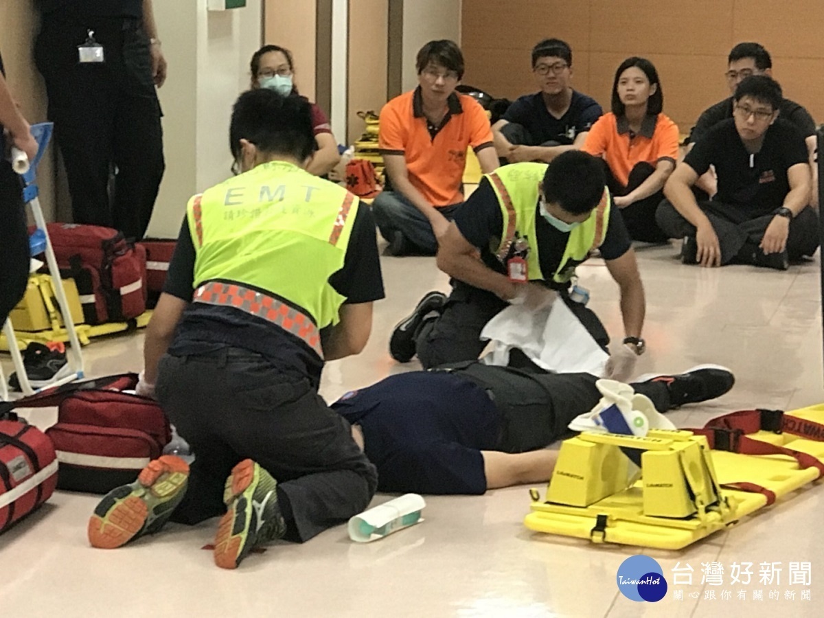 不畏夏豔高溫 員榮護理師實境練習派駐南彰各消防協勤