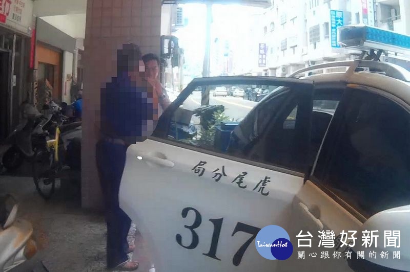 鹿寮所員警落實勤區查察,跨區逮獲竊盜通緝犯歸案,深獲社區民眾讚賞與肯定。(記者陳昭宗翻攝)