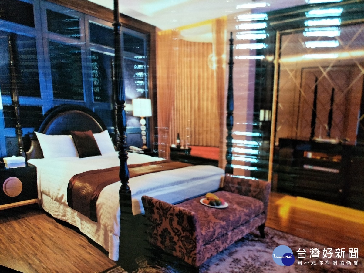 彰化桂冠旅館,住宿環境。圖/記者鄧富珍翻拍