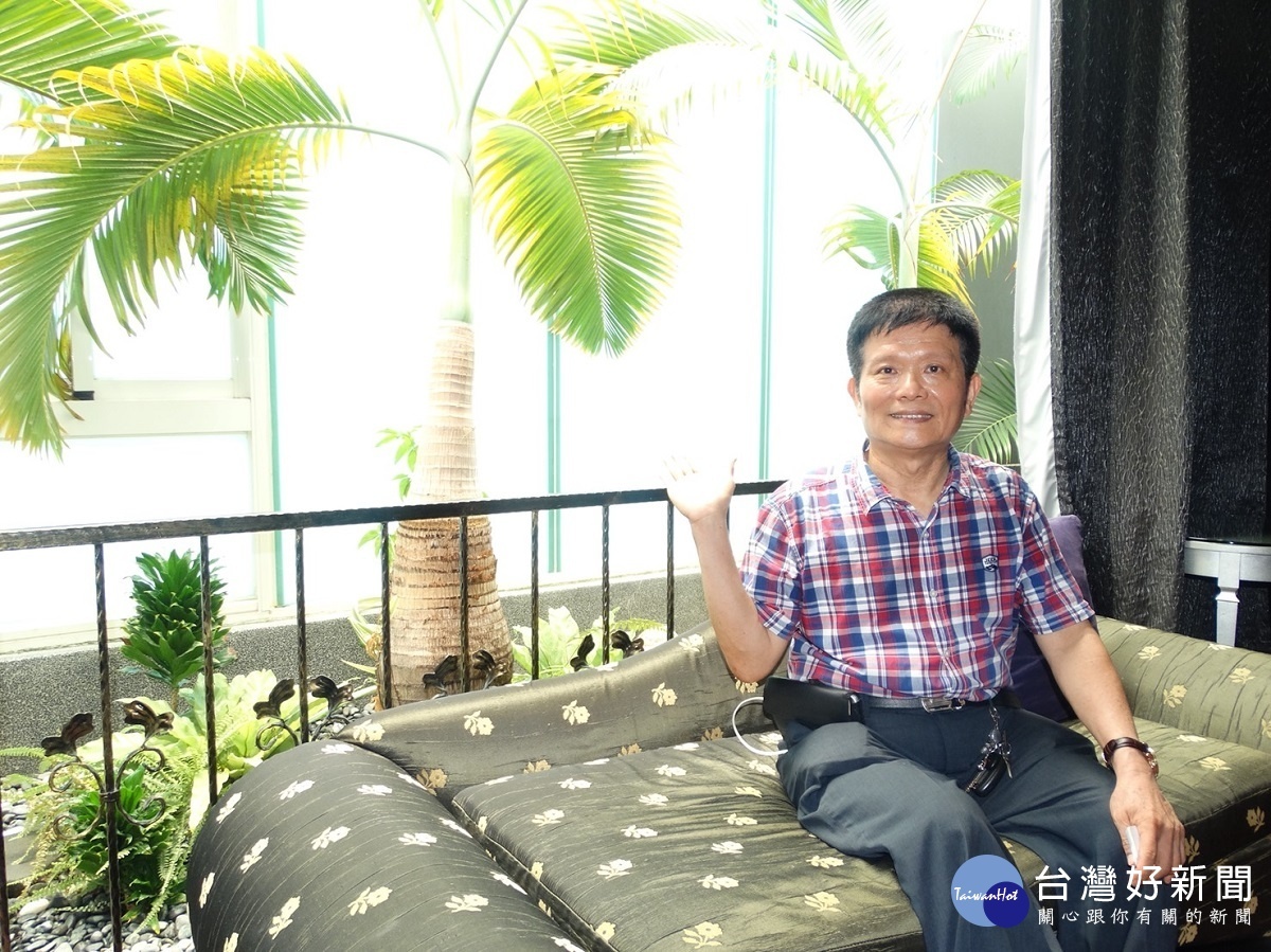 在桂冠旅館每個空間的規劃,都有一個「會呼吸」的大自然景觀。圖/記者鄧富珍攝