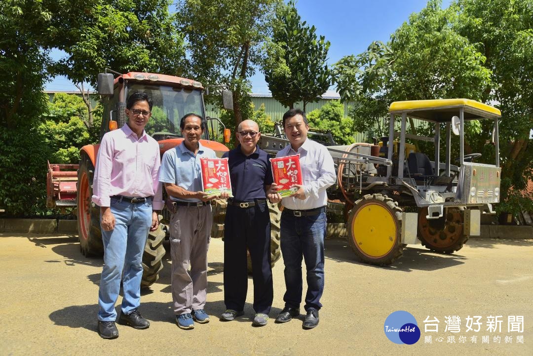 緬甸駐台辦事處代表妙鄧今來訪桃園參觀大賀良質米農場、源鮮智慧農場以及桃園國際機場