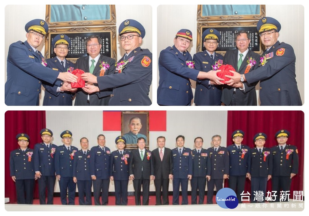 鄭市長表示,期勉所有警察同仁致力維護社會秩序,實現社會正義,讓桃園變得更好。