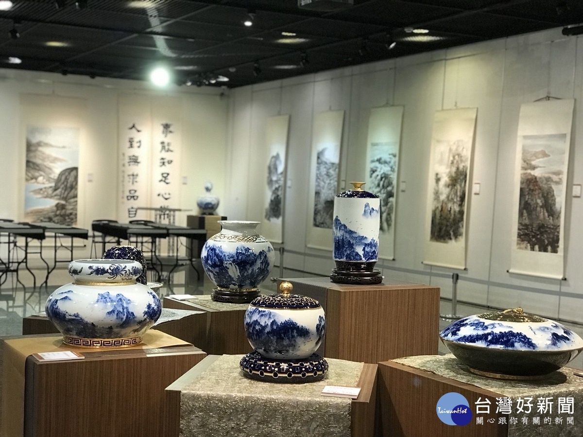 周澄.盧錫烔暨台灣山水藝術學會聯展。