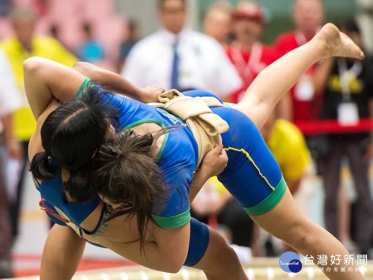 2018世界盃相撲錦標賽暨亞洲盃相撲錦標賽一連三天在桃園登場，選手們展開激列的競技拼鬥。