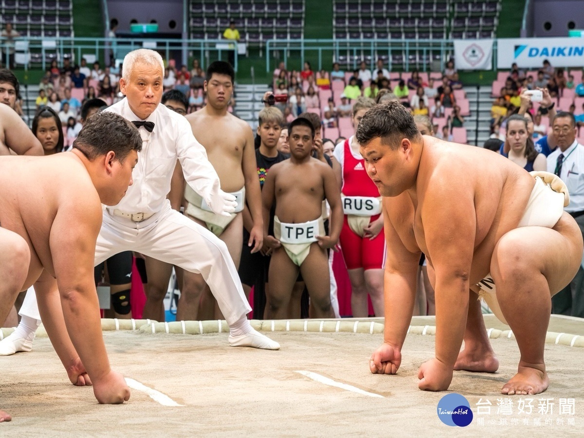 2018世界盃相撲錦標賽暨亞洲盃相撲錦標賽一連三天在桃園登場，選手們展開激列的競技拼鬥。