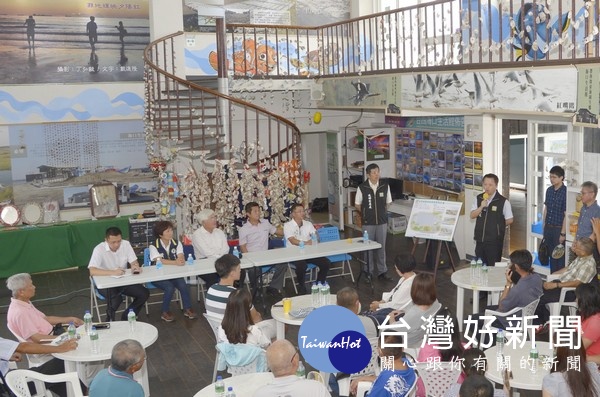 為發展台西海園觀光遊憩,雲林縣府提案「台西海園遊學景觀營造計畫」獲中央核定1600萬元經費,有助提升台西海園風景區旅遊品質,帶動當地觀光產業發展。(記者陳昭宗拍攝)