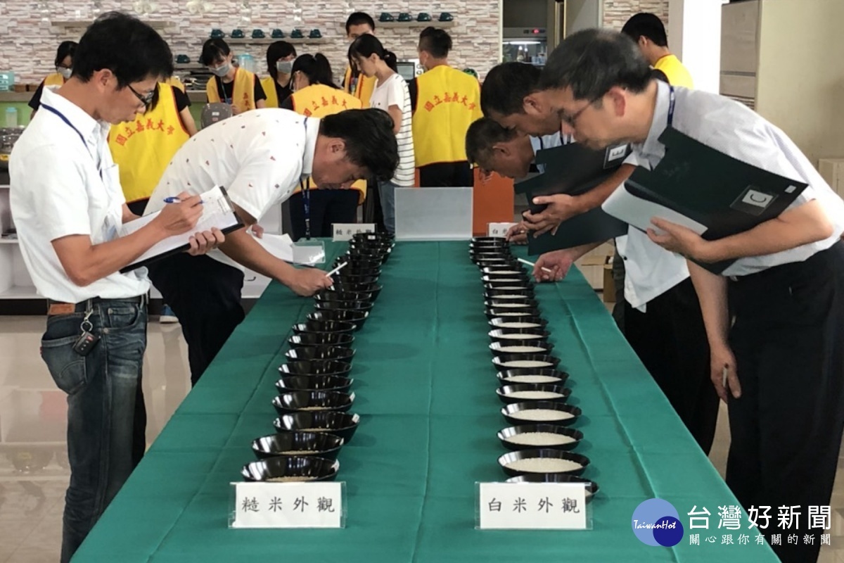 好米王評鑑過程。