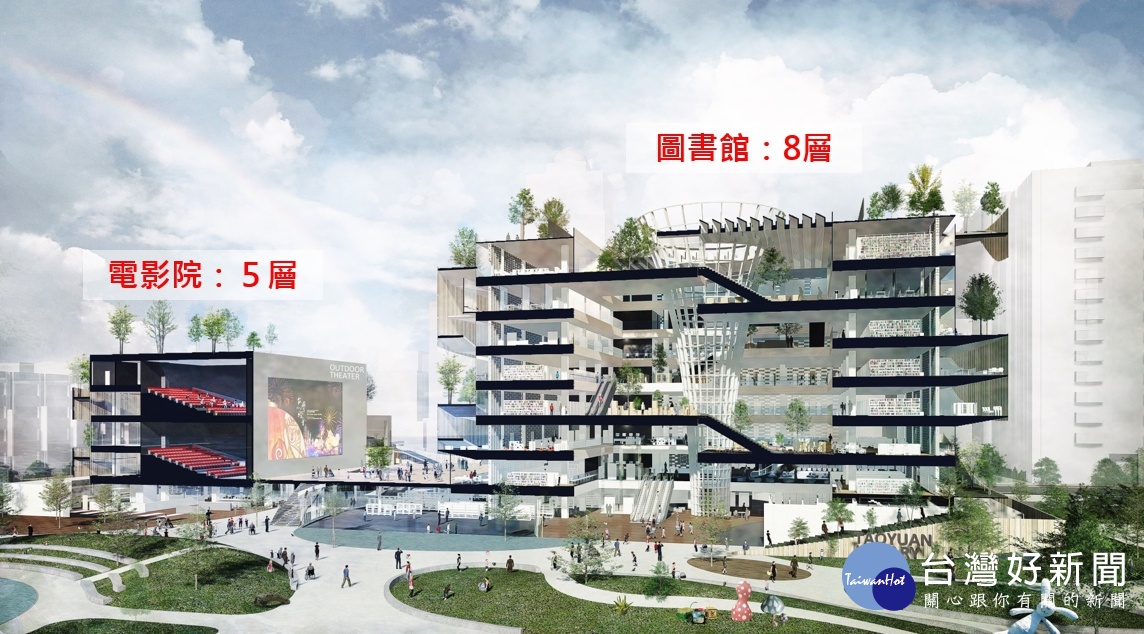 「桃園市立圖書館新建總館」已完成細部設計,以(107)年8月底前工程上網招標為目標。