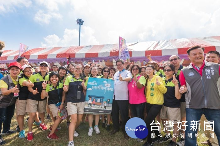 桃園市長鄭文燦,出席「桃園市龜山區107年全區運動大會」。