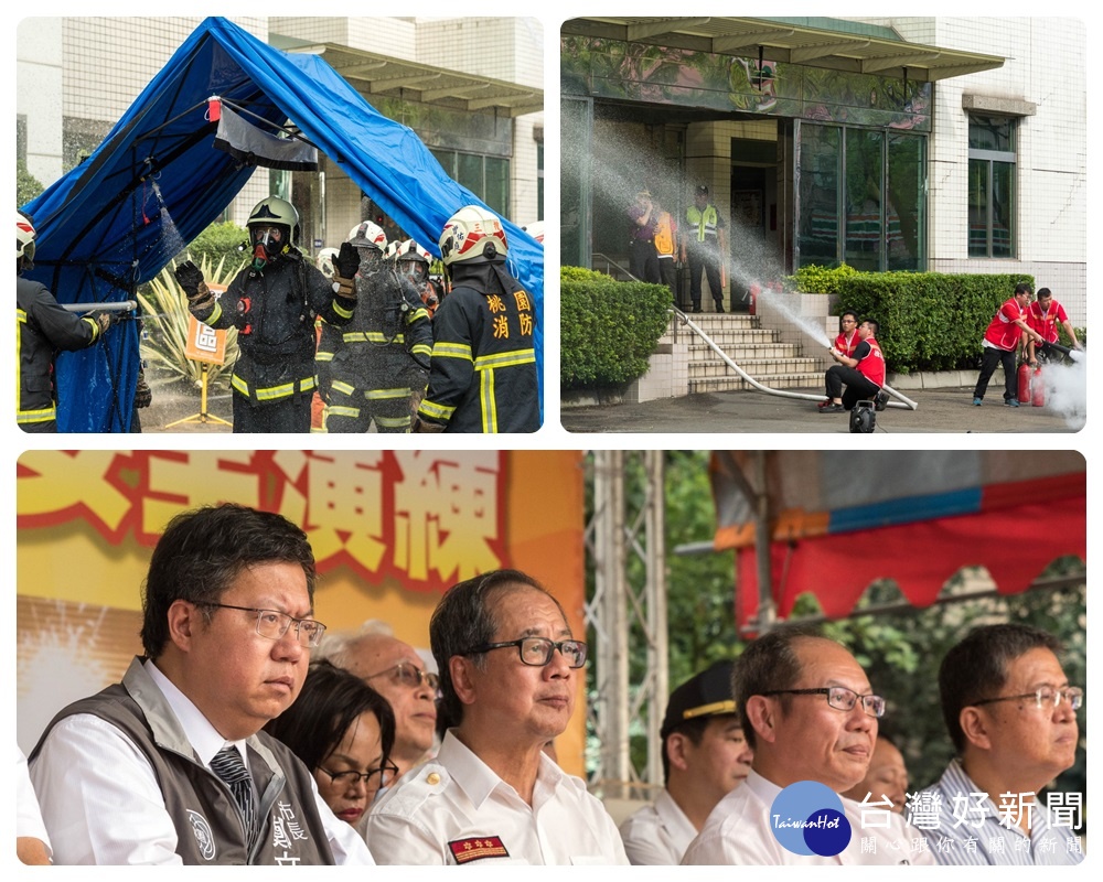 鄭文燦強調,市府要求未來消防人員進行救災前,要先瞭解配置圖和火場環境,做好每項消防工作。